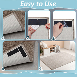 18шт прямоугольный полиуретановый коврик нескользящий коврик&nbsp;DIY-BC0016-08