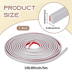 ПВХ самоклеящаяся гибкая молдинговая отделка&nbsp;DIY-WH20007-40A-04