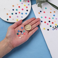 DIYフープピアス作成キット  手作りのポリマー粘土平石ビーズを含む  316ステンレススチールワイングラスチャームリング  鉄&合金&真鍮スペーサービーズ  ヘマタイトビーズを電気メッキする  ミックスカラー  6x1mm  穴：2mm&nbsp;DIY-JP0005-91