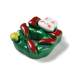 Кабошоны из непрозрачной смолы с рождественской тематикой&nbsp;RESI-F053-B02