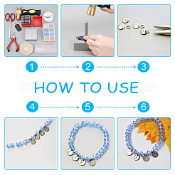 Набор штампов железной печати AJEW-PH0016-62