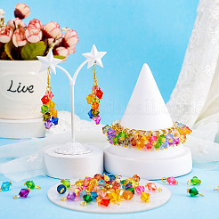 100шт акриловый двухконусный кулон&nbsp;PALLOY-TAC0146