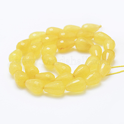 Natürliche weiße Jade perlen Stränge&nbsp;G-F531-F03