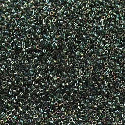 MIYUKIデリカビーズ  シリンダー  日本製シードビーズ  11/0  （db0125)エメラルドゴールドの光沢  1.3x1.6mm  穴：0.8mm  約20000個/袋  100 G /袋&nbsp;SEED-J020-DB0125