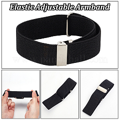 6 пара двухцветных полиэстеровых держателей для рукавов рубашек&nbsp;AJEW-GA0007-31