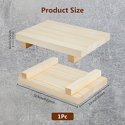 Schmuckständer aus Holz&nbsp;ODIS-WH0030-154A