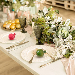 20шт 2 цвета мини-пенопластовые имитации гранатов AJEW-CA0004-33