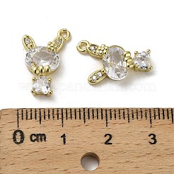 Латунные микро проложить кубического циркония подвески KK-B142-29G