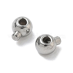 Crimpperlen aus Edelstahl 304&nbsp;X-STAS-G361-02P