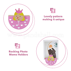 4шт. 4-х стилистический держатель для именных карточек из дерева DIY-FH0005-45