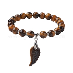 Природных драгоценных камней браслеты простирания BJEW-JB10095