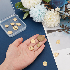 12 шт. 6 стиля ионного покрытия (IP) 316L хирургическая нержавеющая сталь подвески STAS-AN0001-01