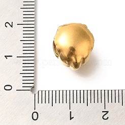 Ионное покрытие (IP) 304 нержавеющая сталь европейские бусины STAS-I321-50G