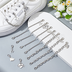 12 pieza de 12 estilos de adornos para zapatos de aleación de zinc&nbsp;HJEW-PH0001-93
