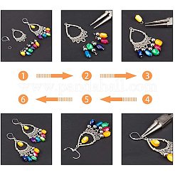 Фурнитура для сережек-гвоздиков из нержавеющей стали 304 STAS-NB0004-26