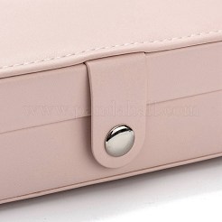 Scatole di gioielli con bottoni in pelle pu&nbsp;CON-P012-03C