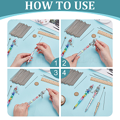 100 шт. специальные удлиненные стержни из нержавеющей стали 304 для шариковых ручек&nbsp;FIND-FG0005-14A