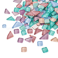 240шт 2 стиля прозрачных стеклянных кабошонов GLAA-EL0001-02B