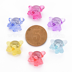 Прозрачные акриловые бусины TACR-S154-48B