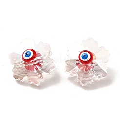 Прозрачные стеклянные бусины GLAA-F121-14