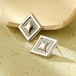 Boucles d'oreilles à tige en acier inoxydable 304 pour femmes&nbsp;WG2EF4D-02