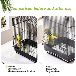 Универсальная органза для клетки для птиц сетка для ловли семян чехол&nbsp;AJEW-WH20020-158B-02