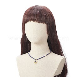 Lapis naturali collane di perline Lazuli&nbsp;NJEW-JN04226-02