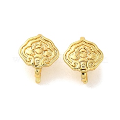 Покрытие стойки латунная застежка-крючок «облако» KK-F866-04