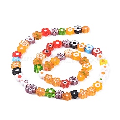 Ручной работы стеклянная бусина тысячецветник нитей&nbsp;X-LAMP-J035-8mm-02