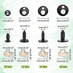 54 набор из 4 пластиковых кукольных глаз FIND-PH0018-05