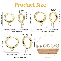 16 boucle d'oreille créole en acier inoxydable 201&nbsp;STAS-FS0002-27B