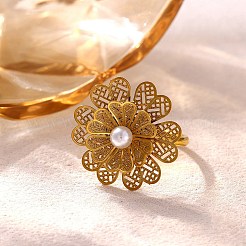 Fingerringe aus 304 Edelstahl für Damen&nbsp;SA-CBA6EDB-10G