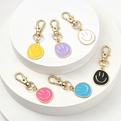 Подвесные украшения из эмали из сплава 6 шт.&nbsp;HJEW-YW00189