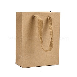 Geschenktüten aus Papier mit Henkeln aus Schleifen&nbsp;ABAG-K004-04B