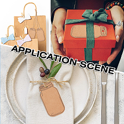 Ценники крафт-бумага&nbsp;DIY-WH0591-310