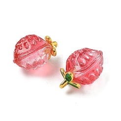 Прозрачные стеклянные подвески&nbsp;GLAA-P072-03G-08