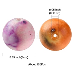 Выпечка краски акриловые бусины MACR-YW0002-69