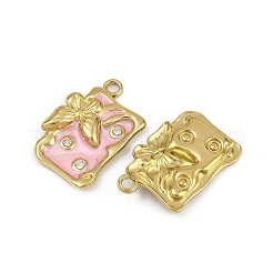 Подвески из нержавеющей стали 304 с эмалью&nbsp;STAS-L302-08G