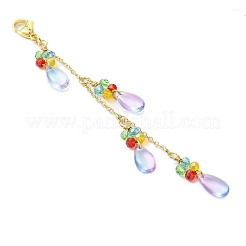 Decorazioni pendenti con perline di vetro&nbsp;HJEW-JM02819-02