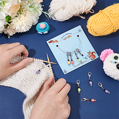 Акриловые и стеклянные бусины HJEW-PH01871