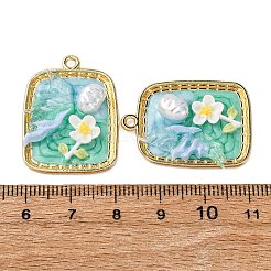 Подвески из эмалевого сплава легкого золота ENAM-B028-12KCG