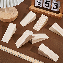 20 шт. треугольные деревянные клинья для принадлежностей для плетения стульев&nbsp;AJEW-NB0007-85