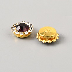 Strass aus Glas auf Strass nähen&nbsp;FIND-WH0521-73
