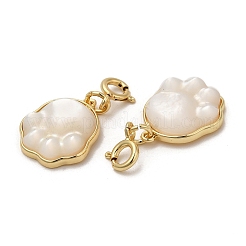 Натуральная белая ракушка AJEW-P108-13G