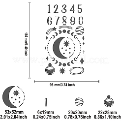 Трафареты для штампов из нержавеющей стали DIY-WH0242-227