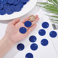 Непрозрачные акриловые подвески SACR-WH0006-32A-01