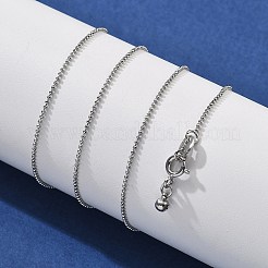 1 мм латунная шариковая цепочка регулируемые слайдеры ожерелья KK-K398-28P