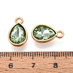 Факельные стеклянные подвески из стразы&nbsp;GLAA-I051-A18