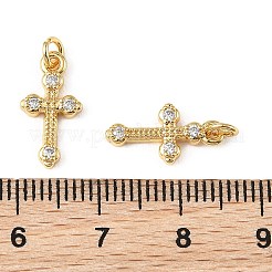 Ciondoli Shegrace in ottone con micro pavé di zirconi cubici trasparenti&nbsp;XGRQ2O081-451G
