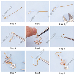 Набор для изготовления сережек планета своими руками&nbsp;DIY-SC0020-17